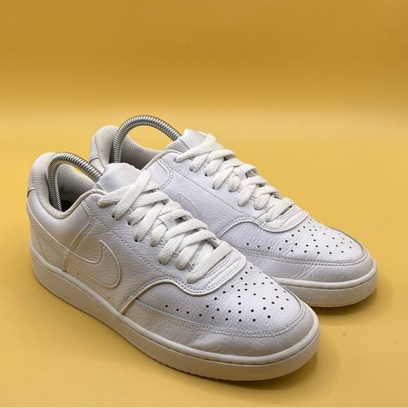 Nike Shoes - Nike Court Vision Low Triple White